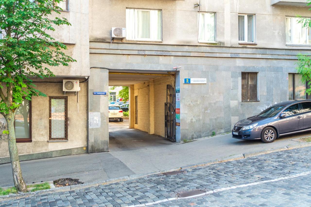 Apartment Triokhsviatytelskaya Street 3 Kyjev Exteriér fotografie